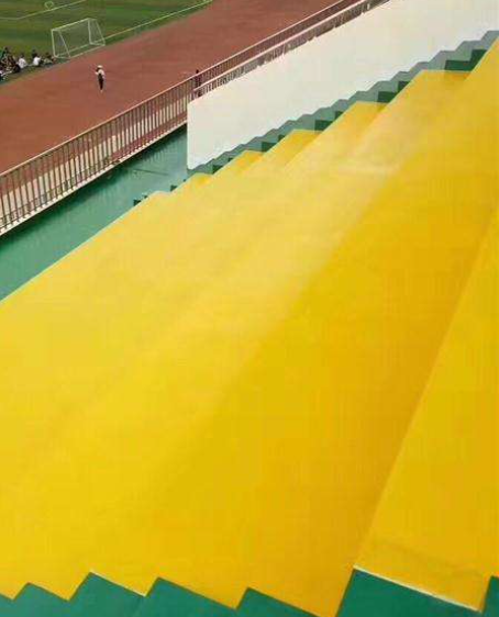 迎江球场台阶翻新修补改造
